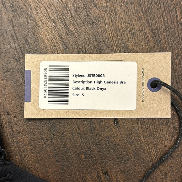 NWT High Genesis Bra, Black Onyx, Size S - Picture 8 of 12